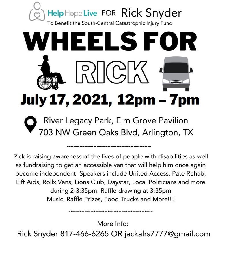 Help Hope Live event for Rick Snyder