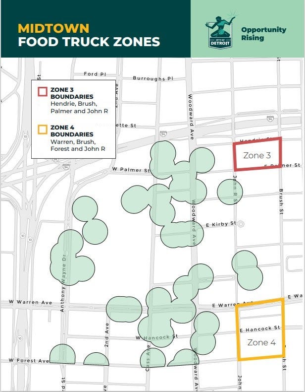 Midtown food truck locations