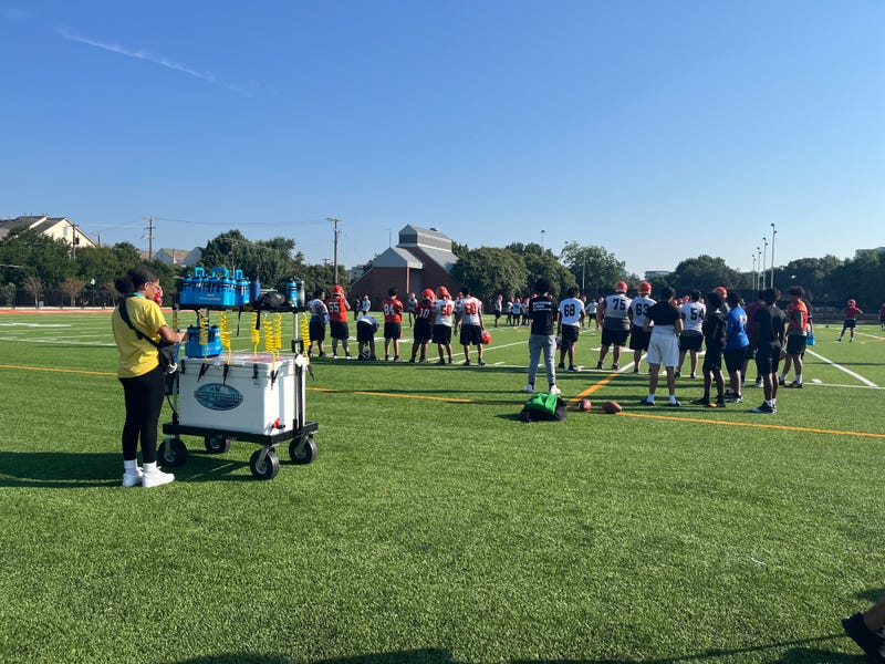 football practice