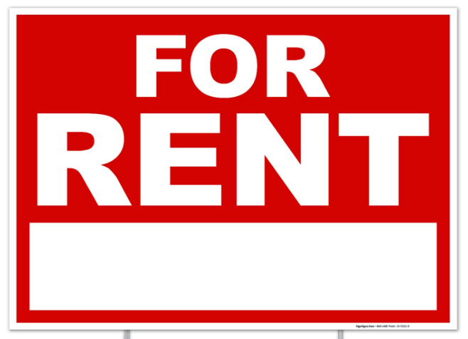 For Rent sign