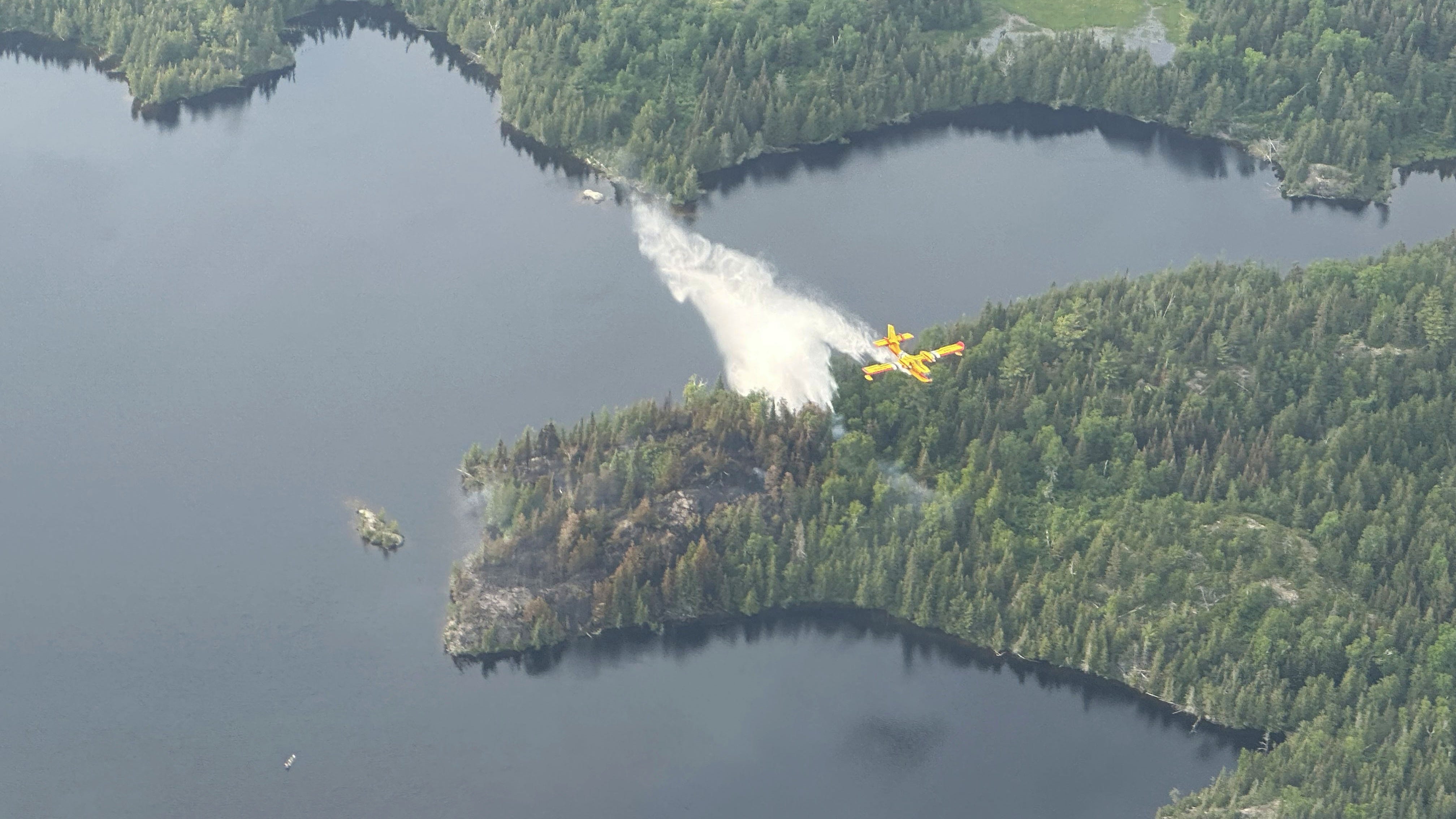 BWCAW wildfire 80 percent contained, caused by humans according to US Forest Service