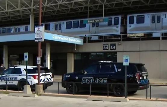 Forest Park CTA Blue Line station