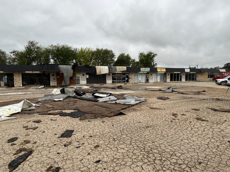Damage from storm
