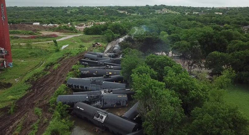 Fort Worth Train Derailment