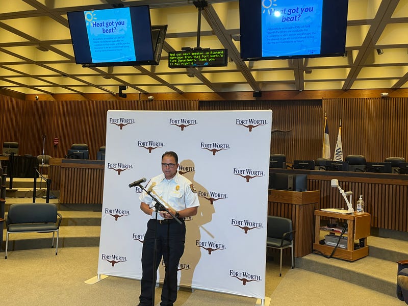 Richard Harrison of the Fort Worth Fire Department says they expect to get 2,500 calls on July 4.