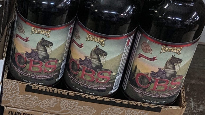 Founders Canadian Breakfast Stout Beer Bottles