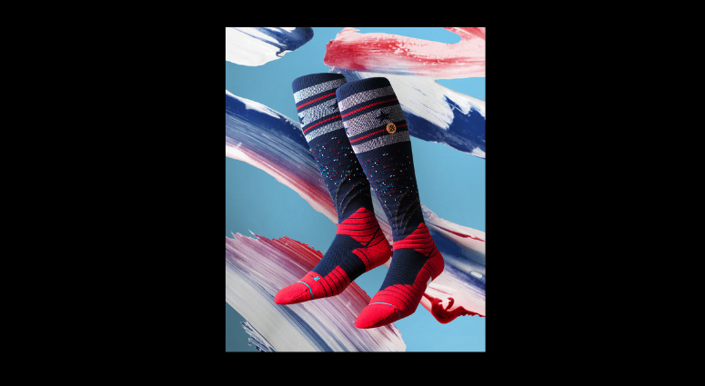 MLB will celebrate the Fourth of July with special America socks.