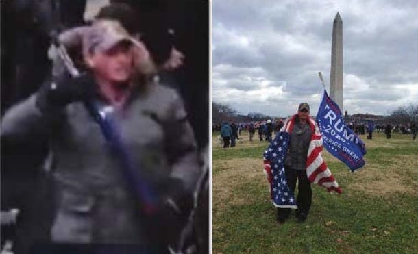suspect who beat police officer at US Capitol