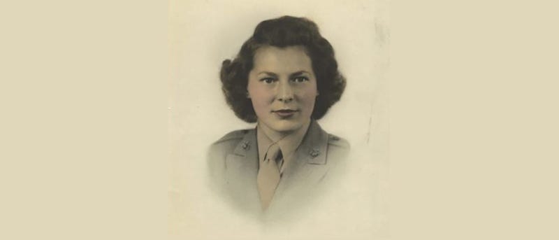 WWII veteran Frances Hoffman was 96