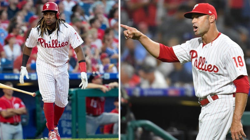 Maikel Franco and Gabe Kapler