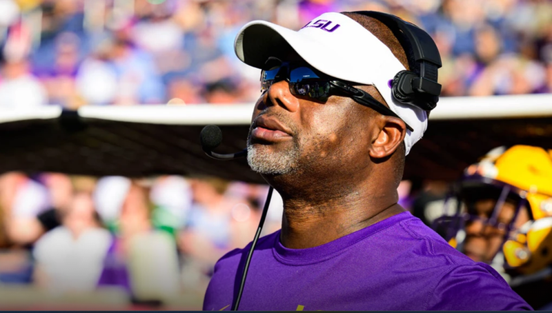 LSU interim coach Frank Wilson