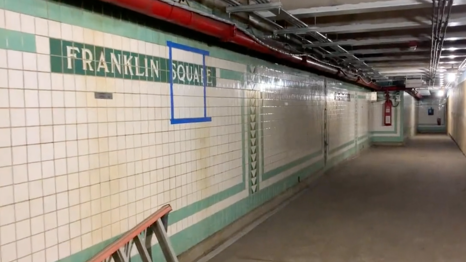 Closed for more than 40 years, Franklin Square Station will reopen with its original 1930s tiles