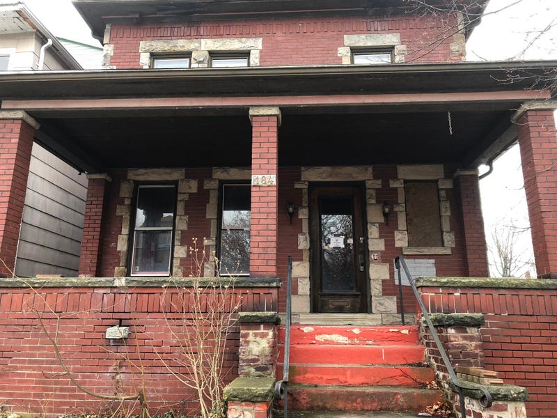 184 West Utica Street. Also known as Ernest Franks House. February 25, 2020 (WBEN Photo/Mike Baggerman)