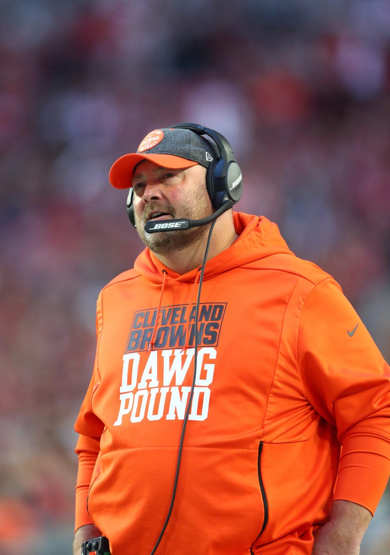 Browns head coach Freddie Kitchens