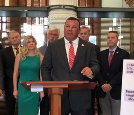 Police officers visit Texas Legislature to discuss bail reform
