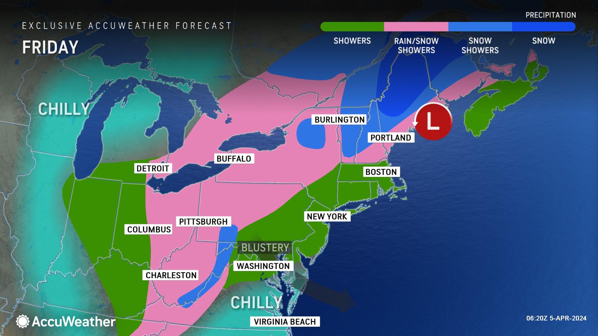 Weekend clearing and warmup on hold until late Saturday in advance of anticipated solar eclipse