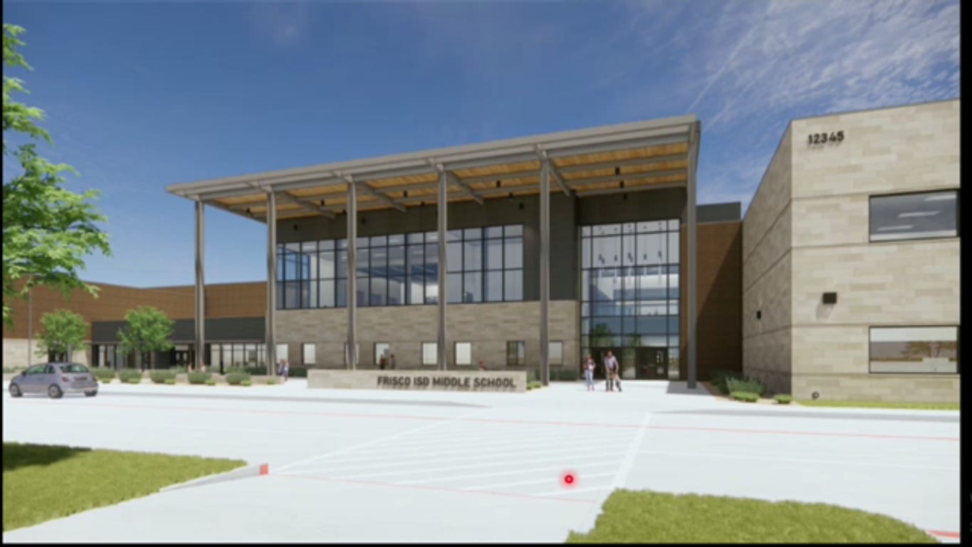 Frisco ISD plans for construction of 18th middle school