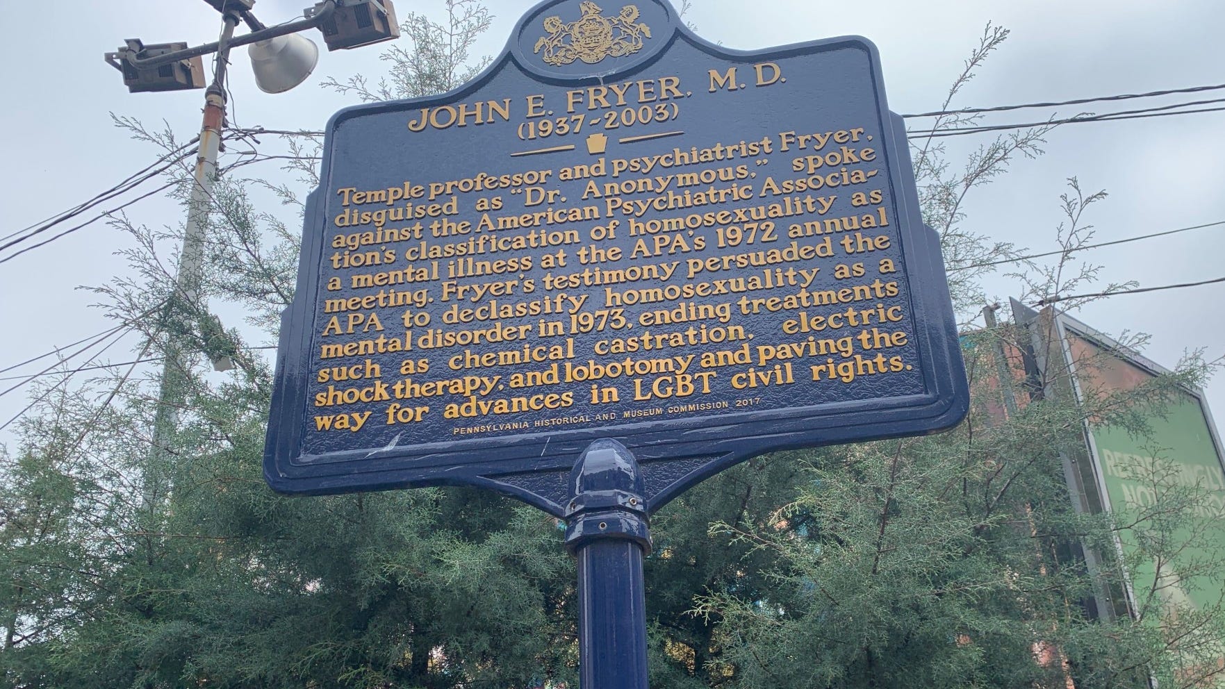 Philly officials honor late LGBTQ trailblazer, psychiatrist Fryer