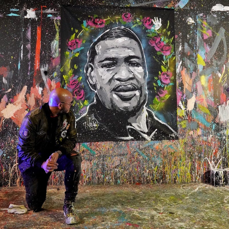 David Garibaldi George Floyd Mural