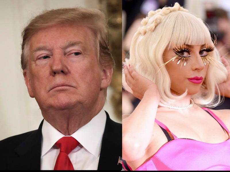 Donald Trump, Lady Gaga