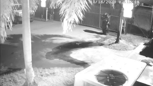 Florida man in garbage-bag ‘suit’ sets fire to trash trucks
