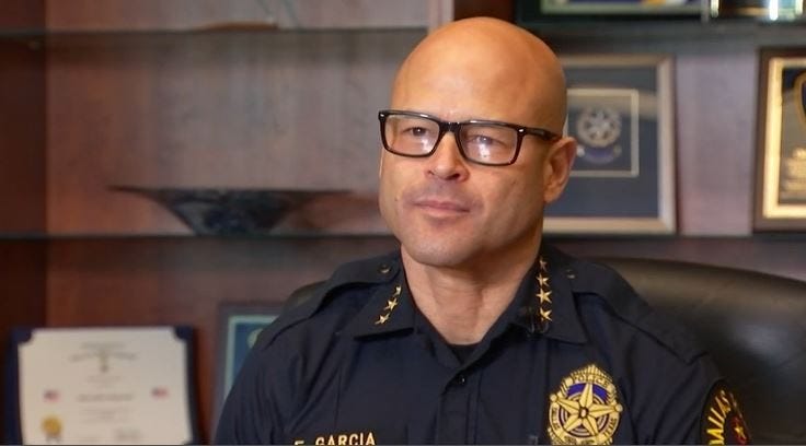 Dallas police Chief Eddie Garcia in January 2022.