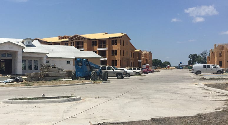 Garland Apartment Complex Being Rebuilt