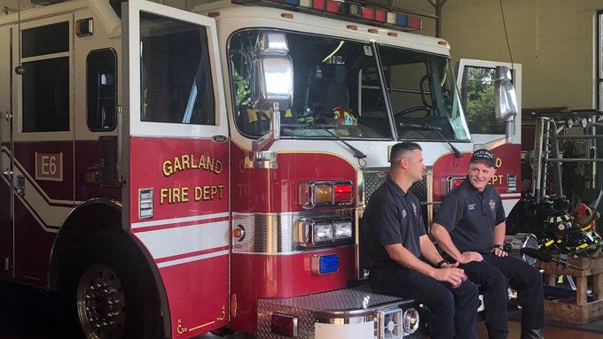 Garland firefighters return after helping at scene of Florida condo collapse