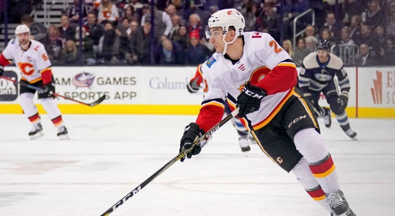 Garnet Hathaway on the Calgary Flames