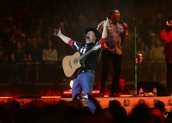 Garth's live shows have always been a calling card.