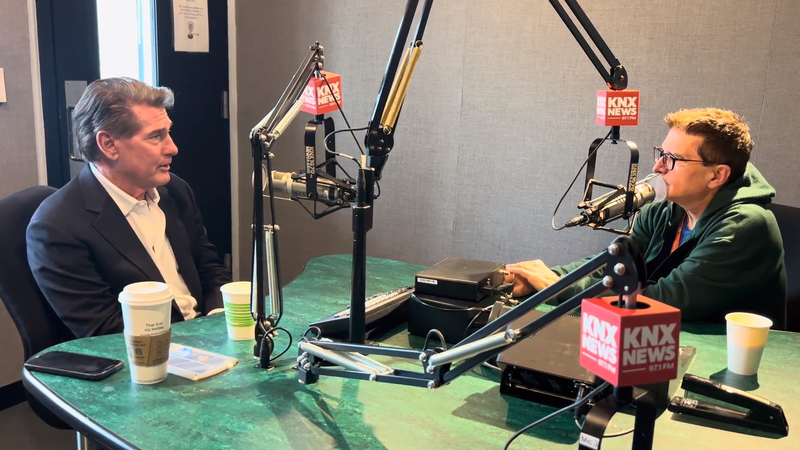steve garvey and charles feldman in studio