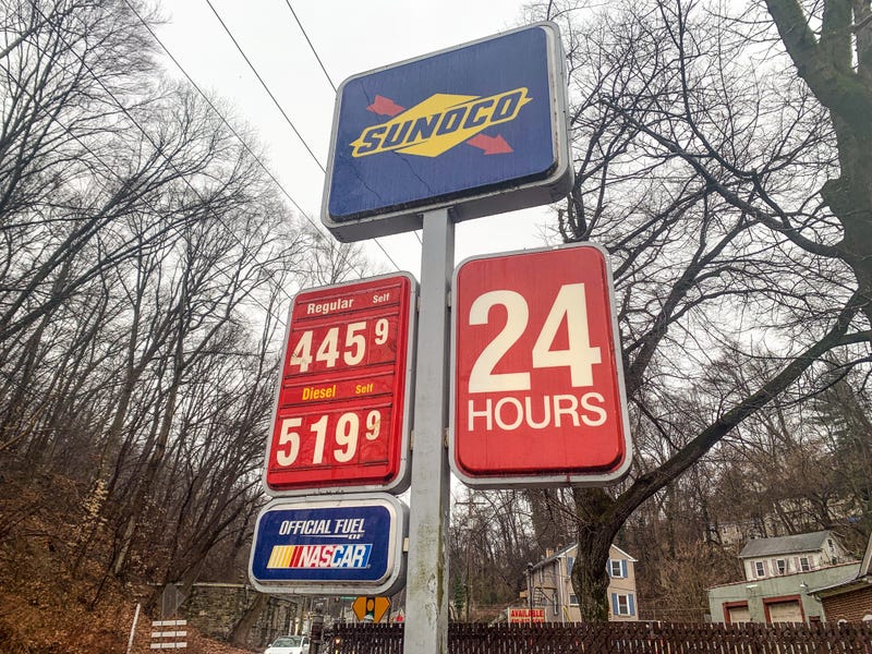 Gas prices in Philadelphia 