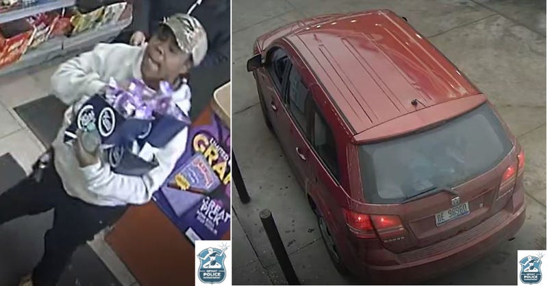 Women wanted for stealing from gas station in Detroit.
