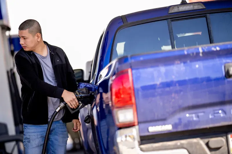 Filling up at the Pump