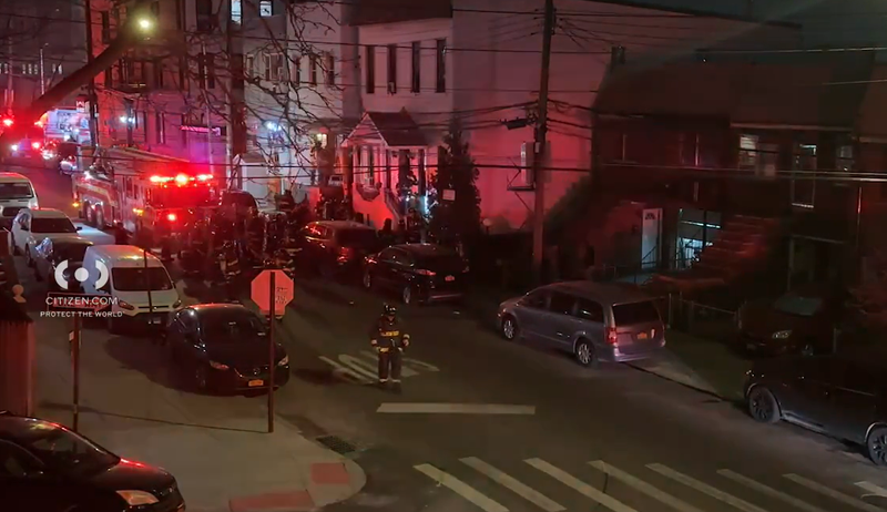 Nine people, including one firefighter, were injured in a carbon monoxide leak in Queens on Friday night.