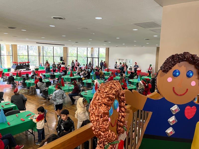 The nonprofit Gateway of Grace held a Christmas celebration at St. John's Episcopal Church in Dallas, Texas over the weekend.