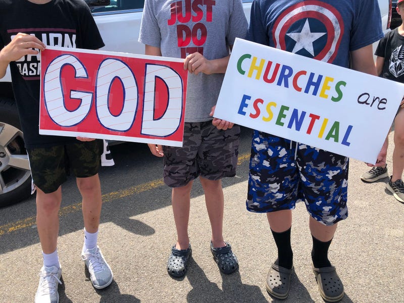 Churches Protest State