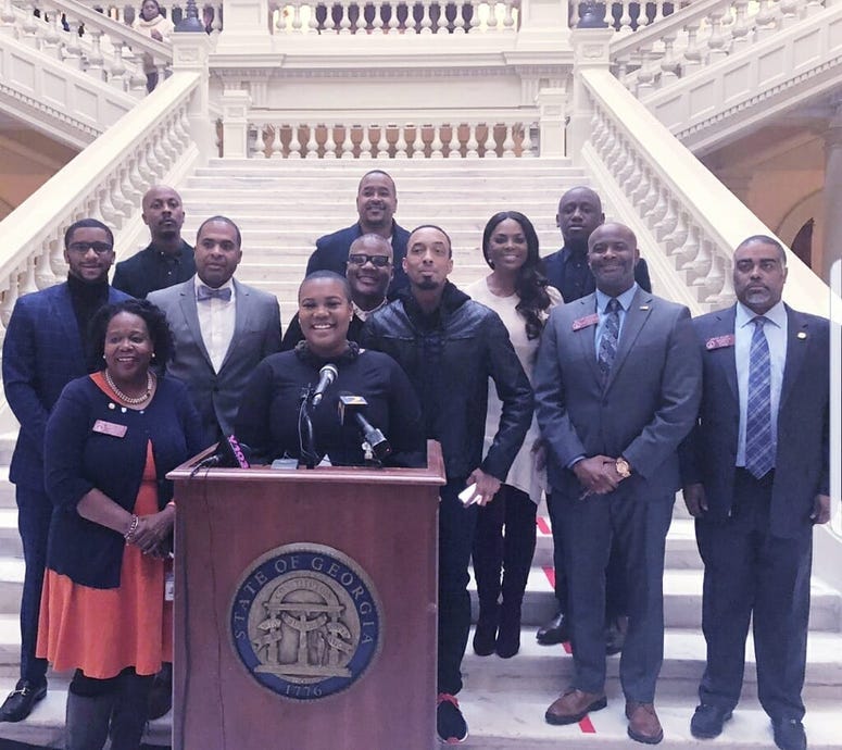 Georgia Entertainment Caucus Members at the Georgia Capitol