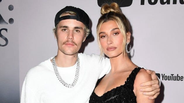 Hailey Bieber says people spreading rumors that she's pregnant should 'focus on what's important'