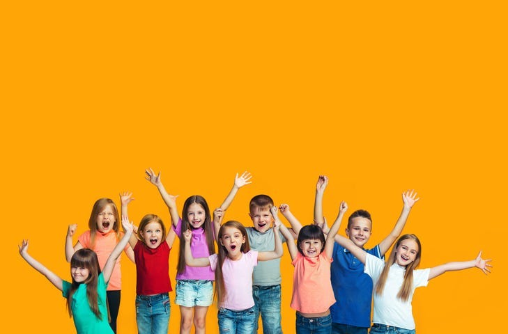 Kids Cheering