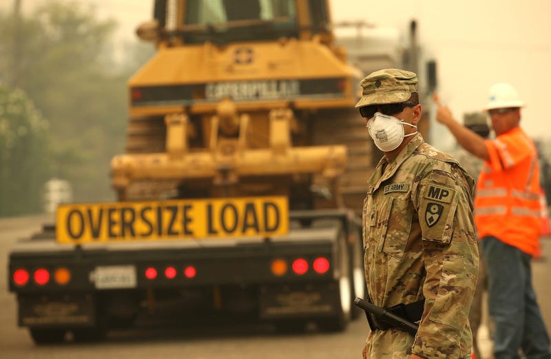 National Guard Versus California Fires, Getty Images