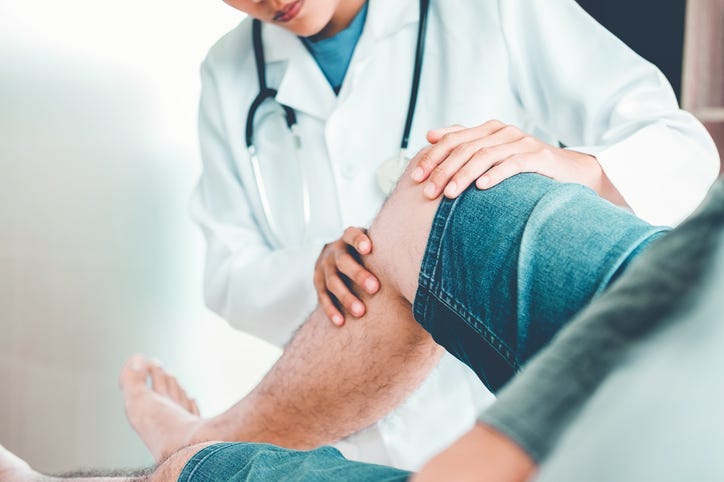 Patient with arthritis. 