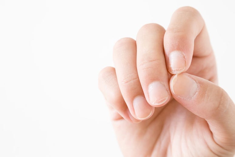 Male, Man, Hand, Fingernails, White Background