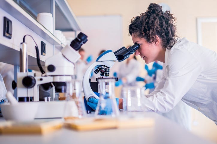 Scientist doing research.