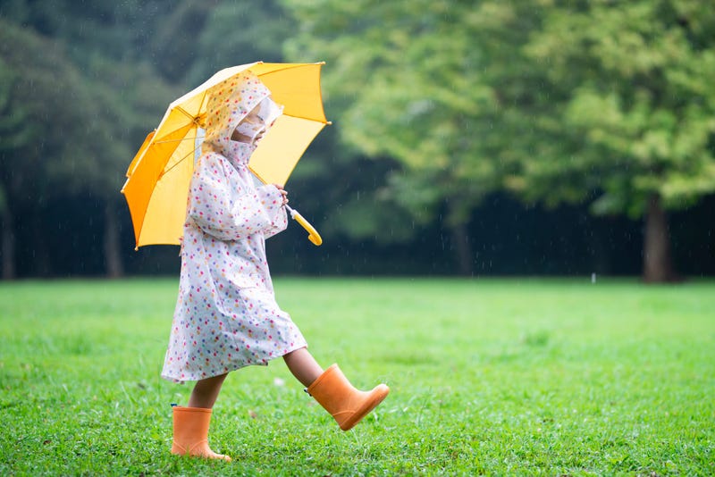Girl With Umbrella