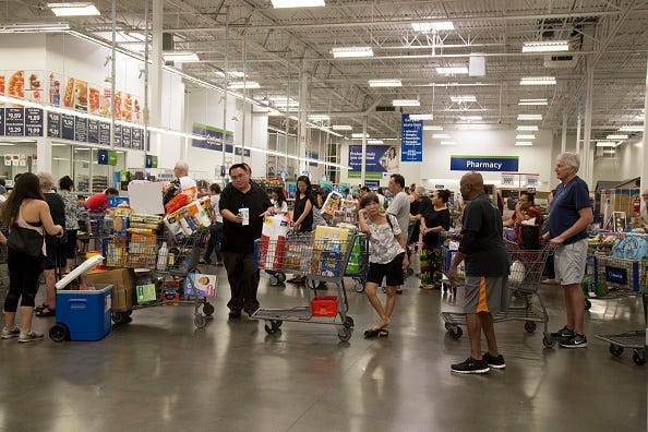 panic shopping