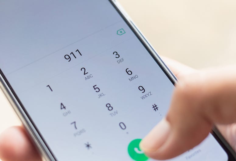 911, Cell Phone, Dialing