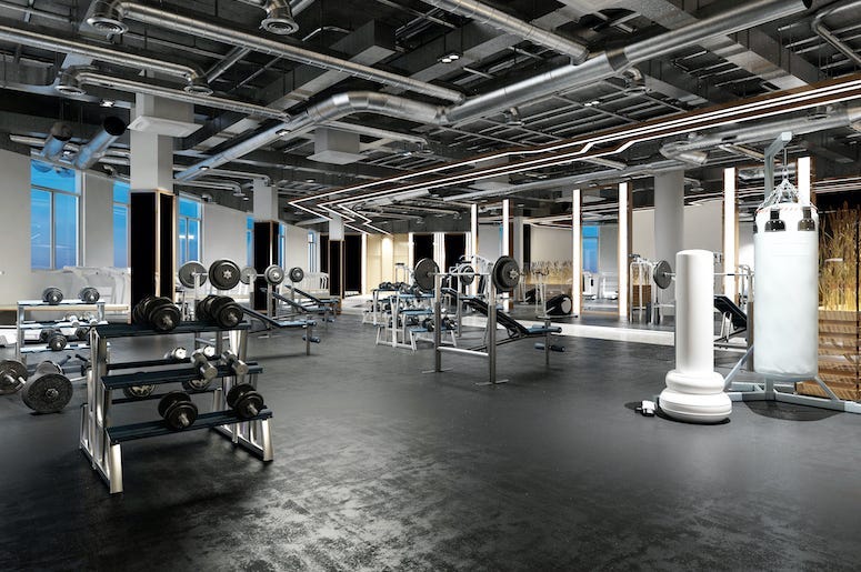 Gym, Empty, Equipment