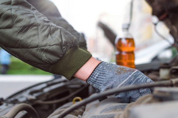 Car inspection. 