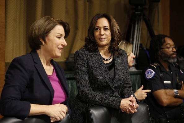 Kamala Harris & Amy Klobuchar